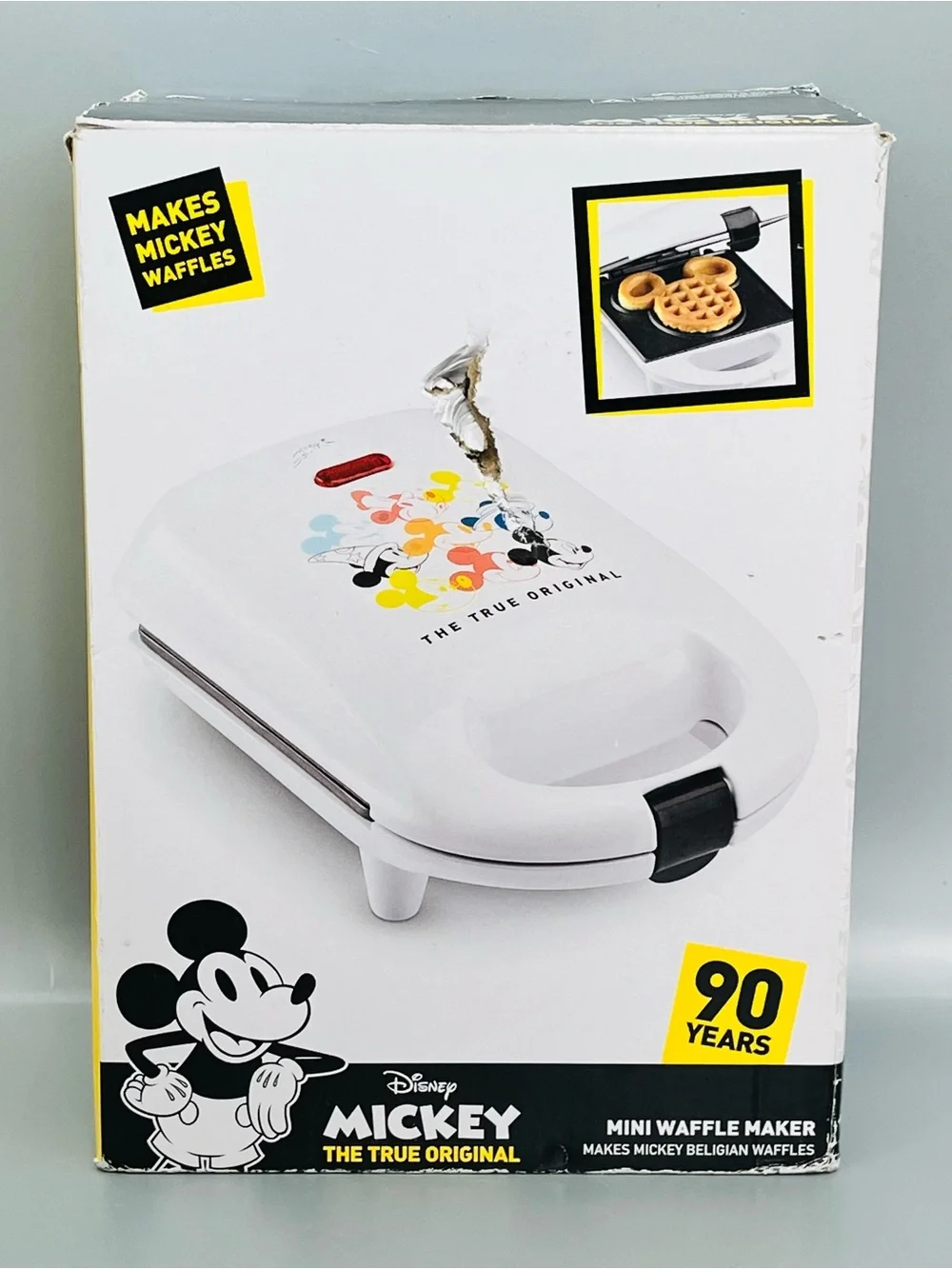 Disney Mickey Mouse 90th Anniversary Mini Belgian Waffle Maker